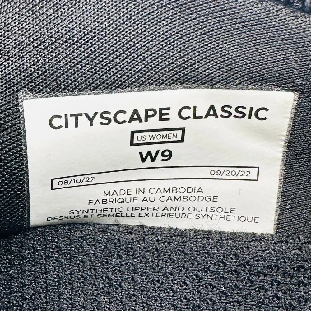 Vessi Women's Cityscape Classic Waterproof Casual Sneakers Pebble Grey Size 9